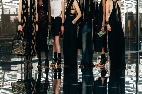 Saint Laurent Bathes Spring-Summer 2027 in Gold